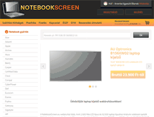 Tablet Screenshot of notebookscreen.eu